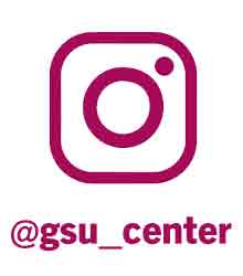 center instagram with handle